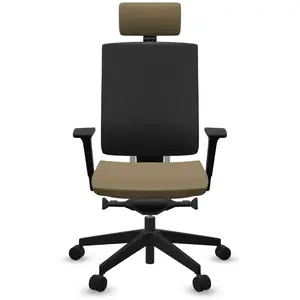 Fauteuil de bureau avec tétière Xenon Net 111SFL PROFIM  PlastiqueVendu parcamif