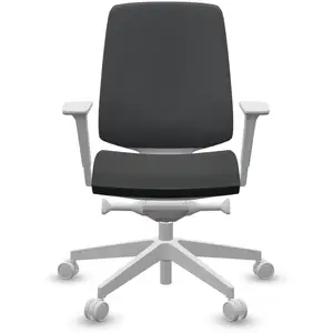Fauteuil de bureau base grise et dossier résille Light Up 250SL PROFIM  PlastiqueVendu parcamif