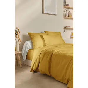 Drap housse coton lin Valentine CAMIF 90 x 190 cm Coton/Lin pas cher