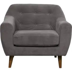 Fauteuil velours Paimpol CAMIF pas cher
