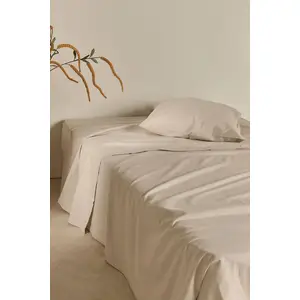 Comparateur de prix : Drap plat coton lin Valentine CAMIF 270 x 300 cm Coton/Lin