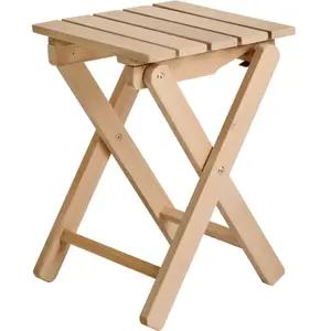 Table Basse Carrée en Bois LONA Bois pas cher
