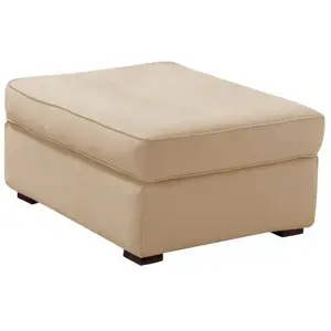 CAMIF Pouf tissu coton déhoussable Marbella pas cher