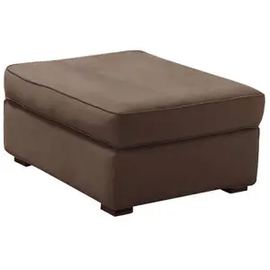 CAMIF Pouf tissu coton déhoussable Marbella pas cher