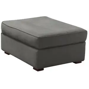 CAMIF Pouf tissu coton déhoussable Marbella pas cher