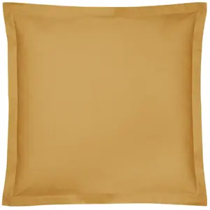 Taie d'oreiller coton bio Fil & Sens CAMIF--Jaune Curry pas cher
