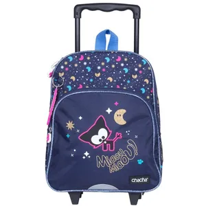Sac à dos à roulettes - Chacha - 30 CM - Bleu Midnight - 1 Compartiment - Maternelle pas cher