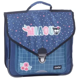 Cartable - CHACHA - Miaou - 36 CM - 2 Compartiments - Maternelle - BleuVendu parcdiscount