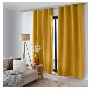 Comparateur de prix : Rideau thermique - Enjoy Home - NORDICA - Moutarde - 135 x 240 cm - Occultant