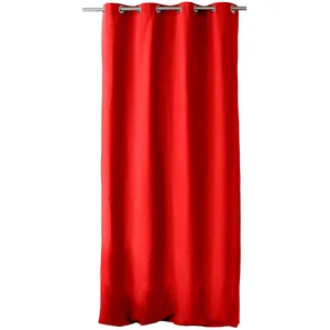Comparateur de prix : Enjoy Home Rideau à oeillets 135 x 240 cm lola 100% coton coloris rouge