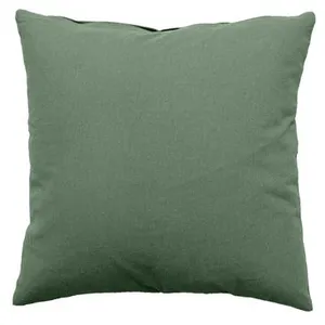 Comparateur de prix : ENJOY HOME Coussin déhoussable 40 x 40 cm LOLA 100% coton coloris VERT ARGILE