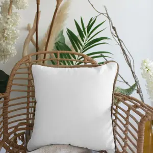 Comparateur de prix : Coussin Déco Natura 40x40cm Blanc