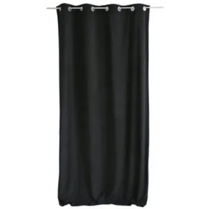 ENJOY HOME Rideau velours câlin 100% Polyester - Taille: 140x260cm - Coloris: Noir pas cher