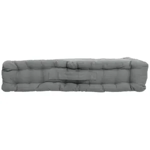 Comparateur de prix : Enjoy Home Coussin de Sol Uni en Pur Coton - Gris - 50 x 50 x 10 cm