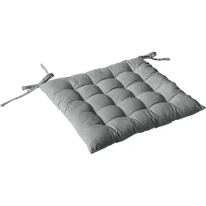 Homemaison - Assise matelassée 38 x 38 x 3 cm lola 100% coton coloris gris pas cher