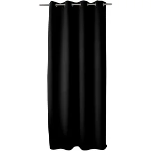 Enjoy Home - Rideau uni occultant avec oeillets - 140 x 240 cm - Noir pas cher