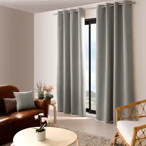Comparateur de prix : Enjoy Home - Rideau uni occultant avec oeillets - 140 x 240 cm - Gris