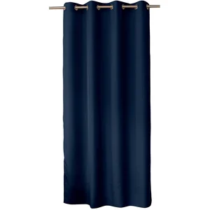 Homemaison - Rideau Uni 'Basic' 140 x 240 cm - 140x240cm - Bleu marine pas cher