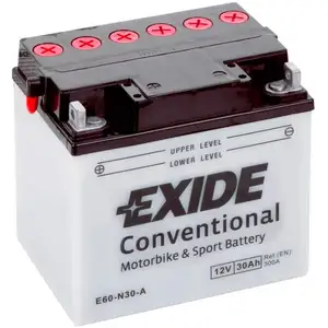 Batterie moto Exide Y60-N30-A 12v 30ah 300A pas cher
