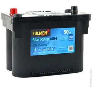 Comparateur de prix : FULMEN - Batterie voiture Start & Stop 12V 50AH 800A (n°FK508) - Réf. 404644