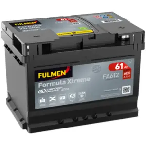 Fulmen - Batterie voiture FA612 12V 60Ah 600A - Batterie(s) - EA602 ; EA612 pas cher