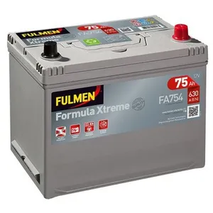 FULMEN - Batterie voiture 12V 75AH 630A (n°FA754) - Réf. 404416 pas cher