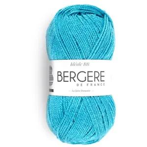 Pelote IDEALE BB - Bergère de France(...) - BLEU ATOLL pas cher