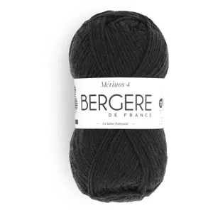 Pelote Merinos 4 - Bergère de France(...) - NOIR pas cher