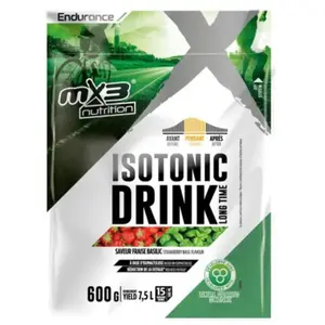 Boisson isotonique mx3 effort long fraise basilic 600g pas cher