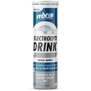 Boisson electrolytes mx3 neutre 15 pastilles pas cher