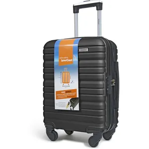 KINSTON Valise cabine Noir 4 Roues détachables - Bagage à main léger e... pas cher
