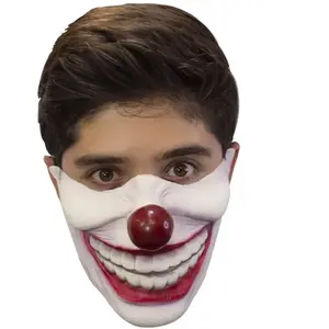 Demi-Masque Bouche de Clown souriante