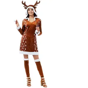 Comparateur de prix : Chaks C4535L, Déguisement Biche Lady Deer adulte, taille L