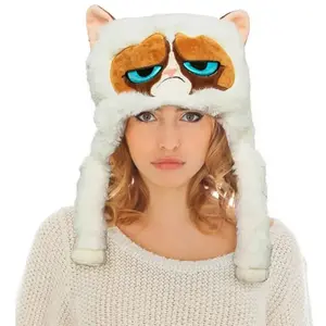RueDeLaFete Bonnet Grumpy Cat ® pas cher