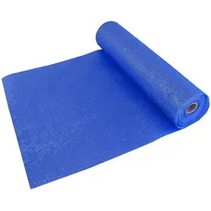 RueDeLaFete Chemin de table GLOSSY, Bleu Roy pas cher