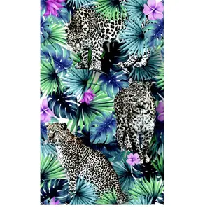 RueDeLaFete Chemin de table romance Jungle 5m pas cher