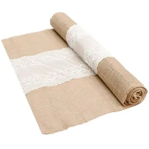 Comparateur de prix : chemin de table jute dentelle 60cmx3m - chaks 10987