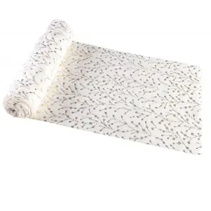 Comparateur de prix : Chemin de table fourrure Brindilles 3m, Or mat