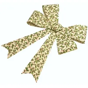 RueDeLaFete Noeud pvc/Jute GÉANT 86cm décos Houx pas cher