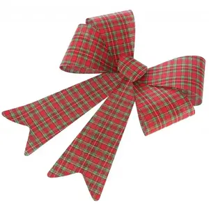 Noeud Scottish Maxi rouge/vert/or 66cm
