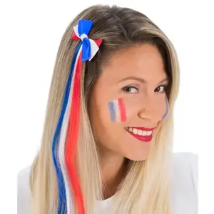 Comparateur de prix : Barrette avec noeud Supporter France