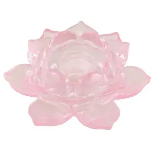 RueDeLaFete LOT de 12 Bougeoirs ROSA en verre 2 EN 1, Rose Water pas cher