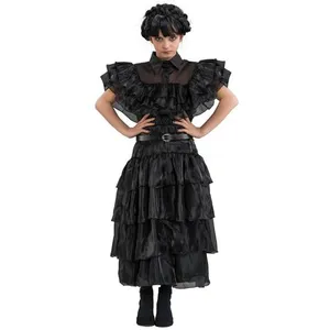 Comparateur de prix : Robe de bal noire - Mercredi™ - Fille