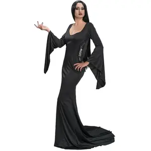 Comparateur de prix : RueDeLaFete Chaks C4630M, Robe Morticia dans Mercredi , Adulte M, Noir