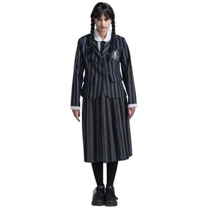 Comparateur de prix : Déguisement Uniforme Noir & Gris Mercredi™ - Femme