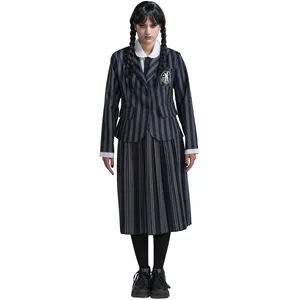 Comparateur de prix : Déguisement Uniforme Noir & Gris Mercredi™ - Femme
