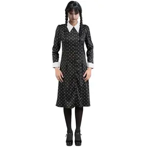 Comparateur de prix : Robe noire à motifs Mercredi™ - Femme