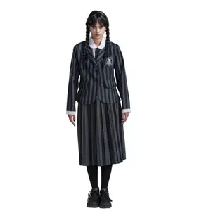 Comparateur de prix : Déguisement Uniforme Noir & Gris Mercredi™ - Femme