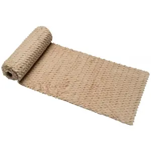 Comparateur de prix : Chemin De Table Polyester 30cmx3m Camel Clair