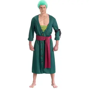 Comparateur de prix : RueDeLaFete déguisement zoro one piece chasseur pirate homme - l - vert - générique c4614l